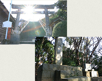 敷塩神社・戦没者慰霊碑